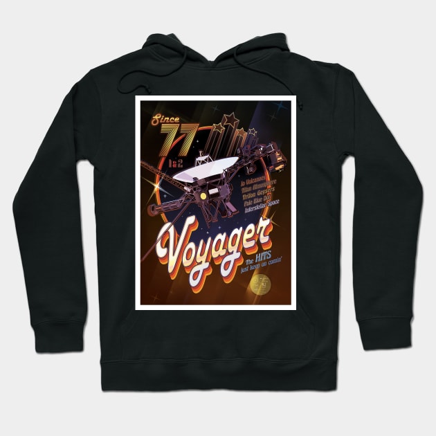 Voyager 1 Poster Hoodie by headrubble